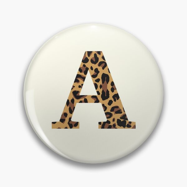 Item preview, Leopard Print Letter A designed and sold by MadeByMeera.