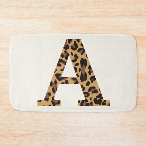 Item preview, Leopard Print Letter A designed and sold by MadeByMeera.