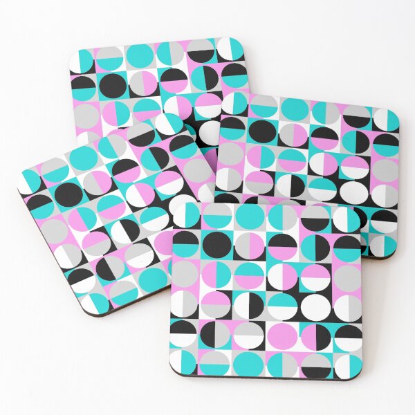 Item preview, Miami is Nice Style Retro Squares & Circles designed and sold by weirdAffect.