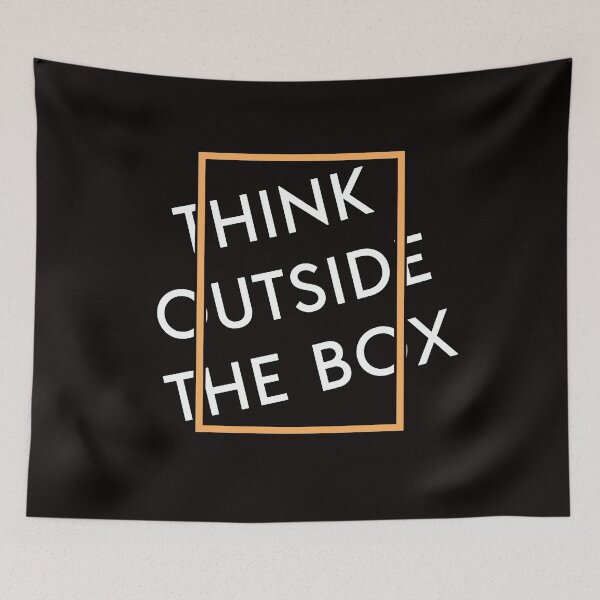 Item preview, Do You Think Outside The Box? designed and sold by WolfSpiritCo.