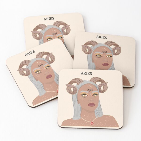 Item preview, Aries Zodiac ItGirl designed and sold by beyouritgirl.