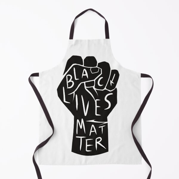 Aperçu de l'œuvre Black Lives Matter | Le poing du pouvoir noir (en noir) créée et vendue par acatalepsys.