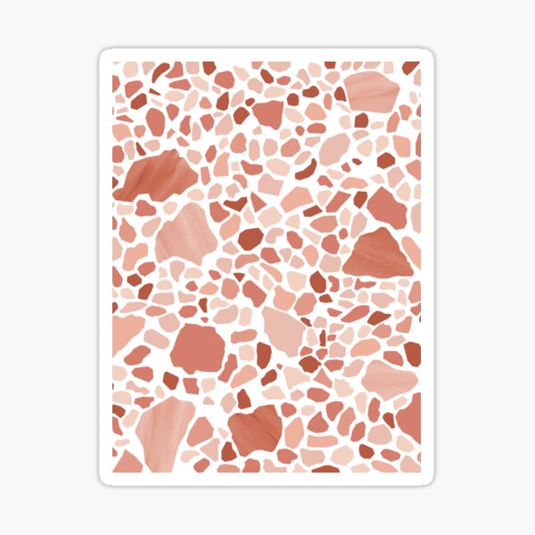 Terrazzo en terre cuite Sticker
