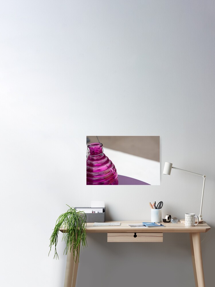 Purple Glass Poster By Sma1050 Redbubble