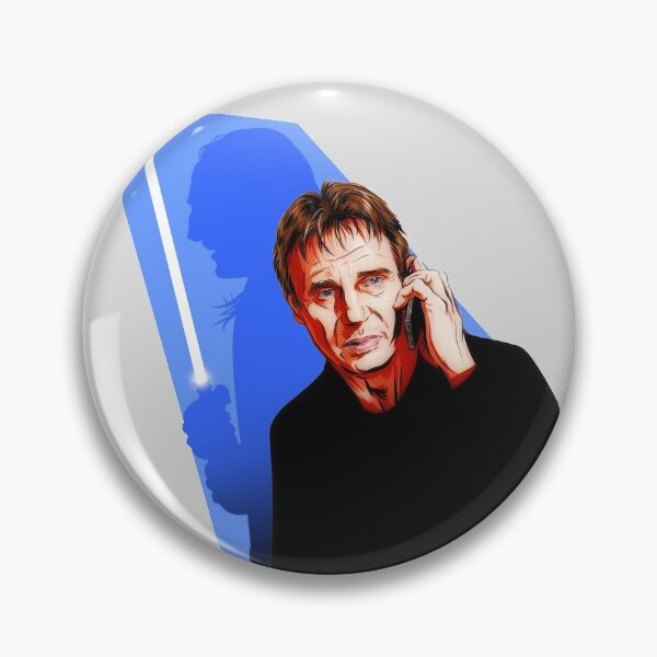 Item preview, Liam Neeson - An illustration by Paul Cemmick designed and sold by TIGERDAVER.