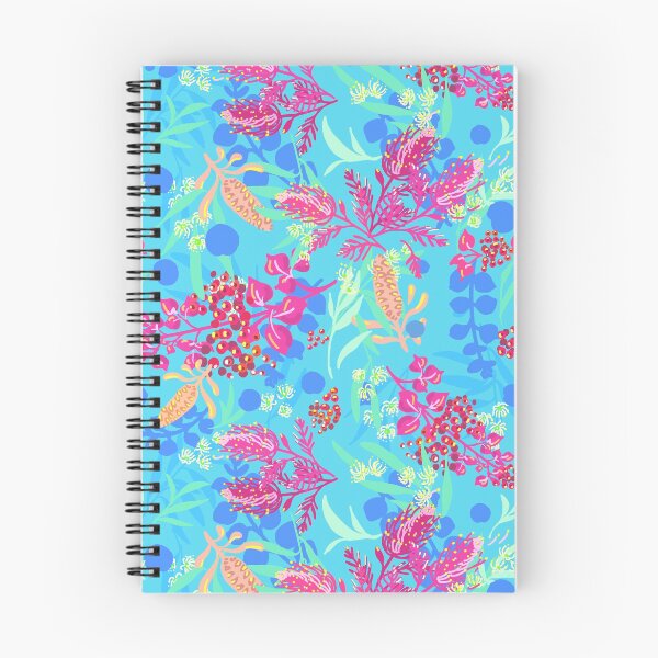 Item preview, Happy Australian Plants - blue designed and sold by AtelierEmiLou.