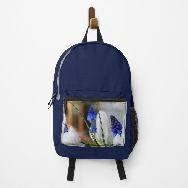 Item preview, White crocus & grape hyacinths, Macedon designed and sold by Susan Henry.