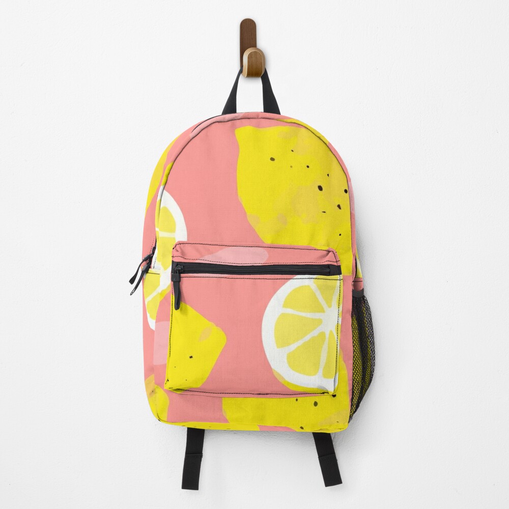 Discover Lemon Pattern Trendy Summer Backpack