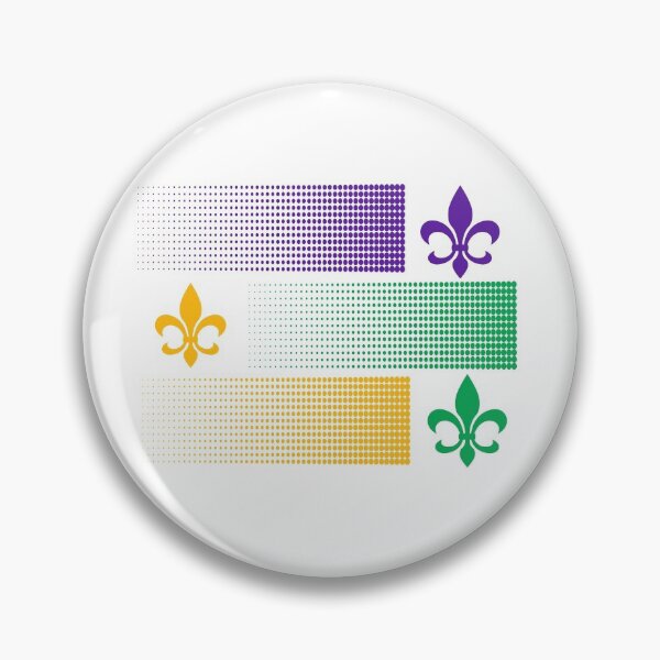 Artikelvorschau, Mardi Gras Fleur de Lis Design entworfen und verkauft von Karen Dayton.