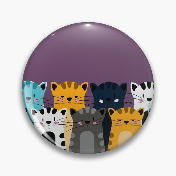 Item preview, Cat Expression Purple designed and sold by ranadigipaint.