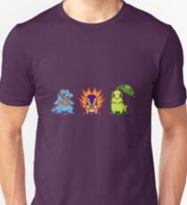 Johto Starters Unisex T-Shirt