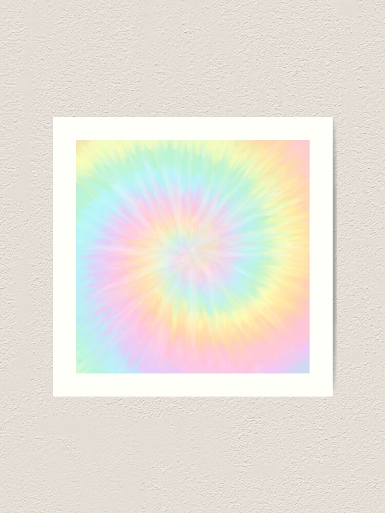 Tie dye pastel wallpaper Art Print for Sale by Pastel-PaletteD