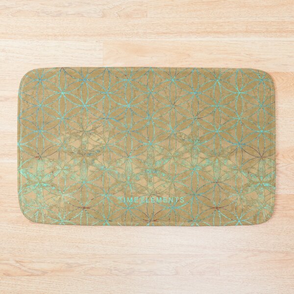 Item preview, flower of life beige aqua designed and sold by filippobassano.