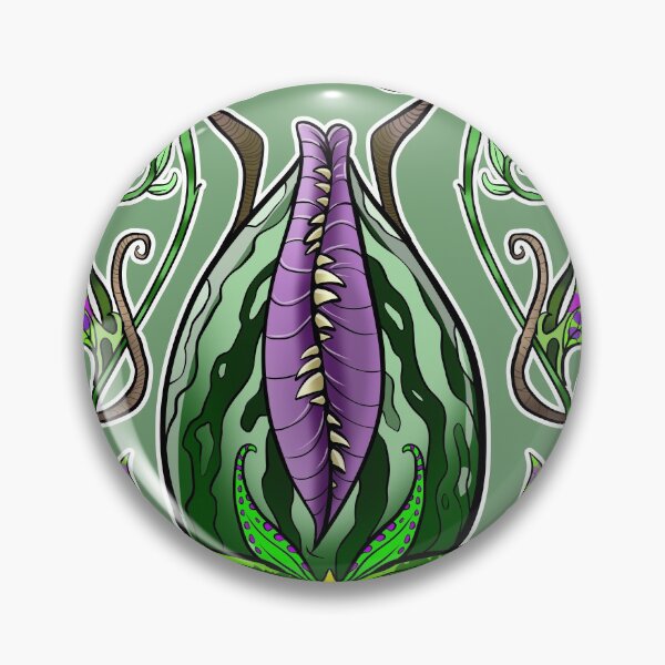 Venus Flytrap Art Nouveau Pin