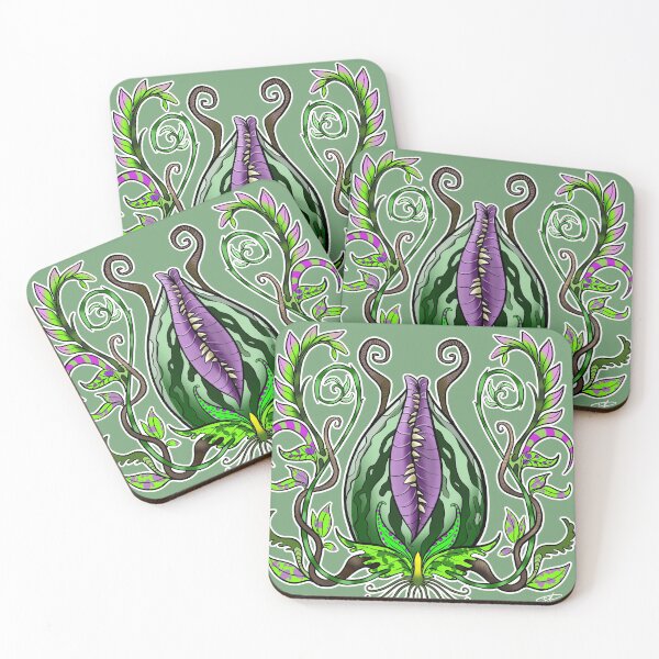 Item preview, Venus Flytrap Art Nouveau designed and sold by blackmudpuppy.