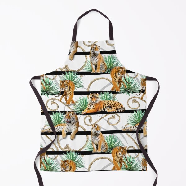 Item preview, Tigers with ropes and leaves designed and sold by KalavartStudio.