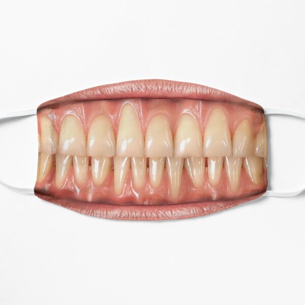 Creepy Teeth Flat Mask