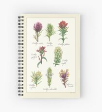 Castilleja Wildblumen Spiralblock