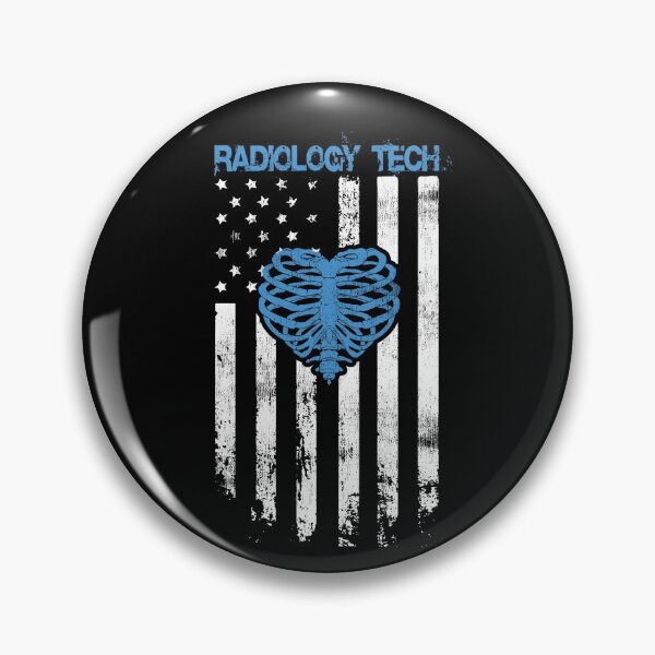 Artikelvorschau, Amerikanische Flagge Radiologie Tech Skeleton Ribs entworfen und verkauft von GriffsGraphix.