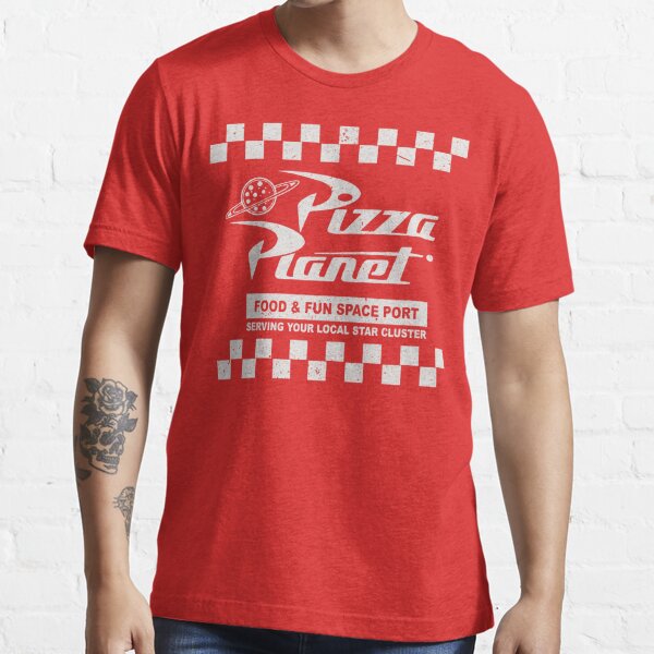 red pizza planet shirt