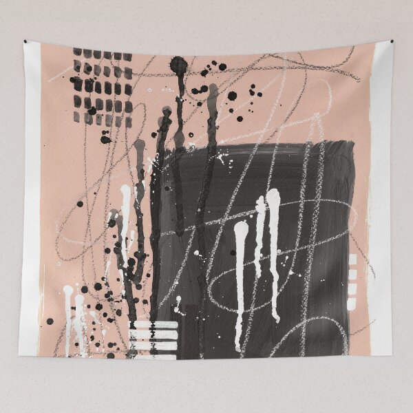 Item preview, Abstract mixed media painting designed and sold by TanyaMakesART.