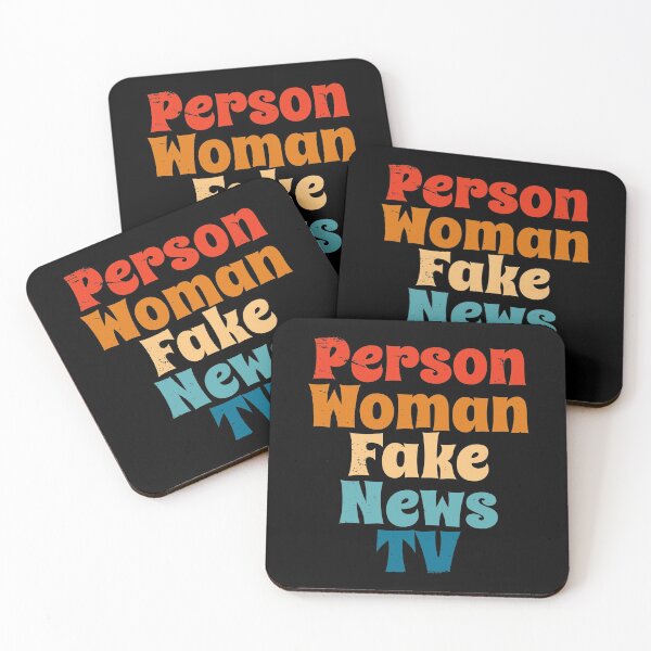 Item preview, Person Woman Fake News TV (Trending Person-Woman-Man-Camera-TV Parody) designed and sold by SassyClassyMe.