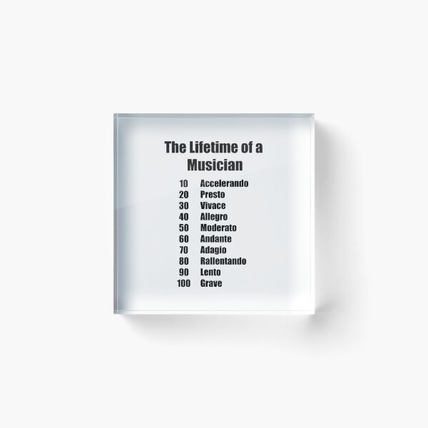 Item preview, The Lifetime of a Musician  designed and sold by TSHIRTSOFDESIRE.