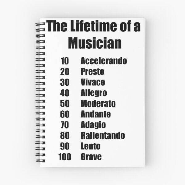 Item preview, The Lifetime of a Musician  designed and sold by TSHIRTSOFDESIRE.