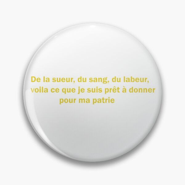 Badge Citation Militaire Sur Le Courage Par Objectifarmee Redbubble