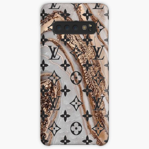 Louis V White and gold marble Samsung Galaxy Snap Case