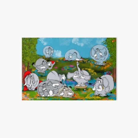 Party of the elephants Art Board Print