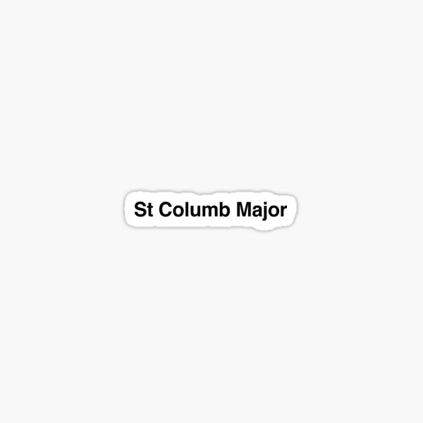 St Columb Major Sticker