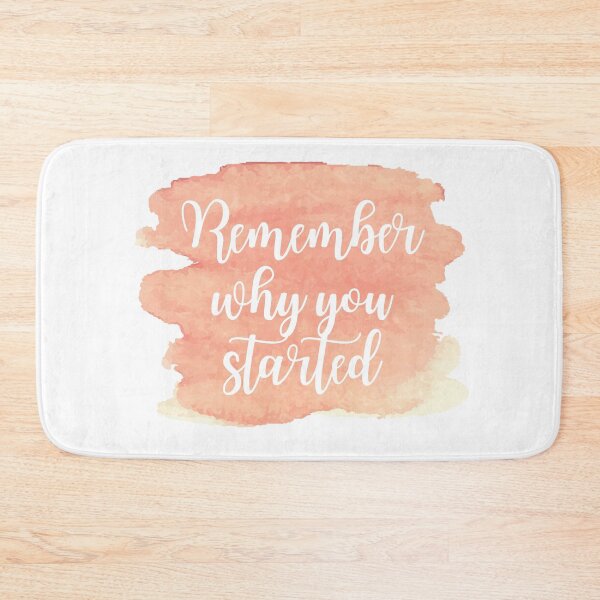 Item preview, Remember why you started - Pink Watercolor  designed and sold by KarolinaPaz.