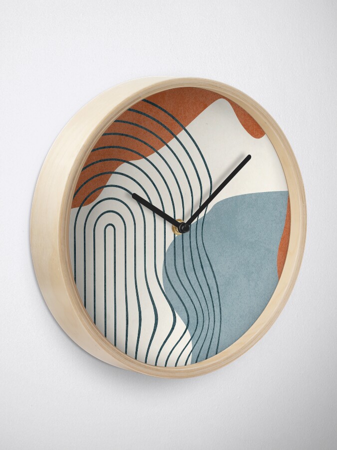 Imagen 1 de 4, Reloj con la obra Arco iris neutral, diseñada y vendida por millamix.