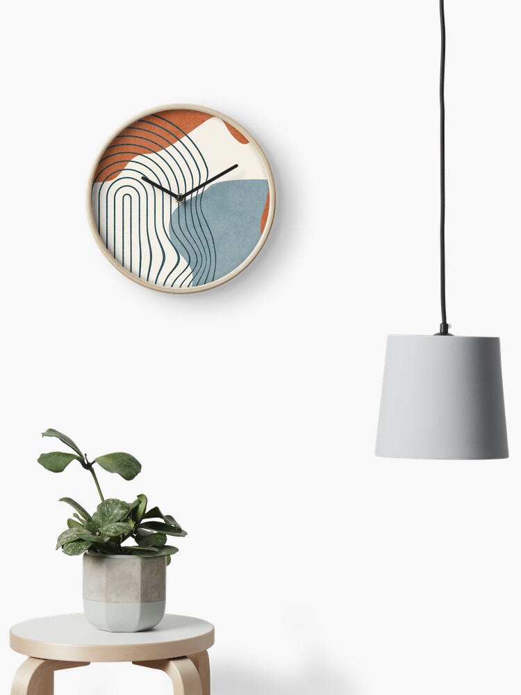 Imagen 2 de 4, Reloj con la obra Arco iris neutral, diseñada y vendida por millamix.
