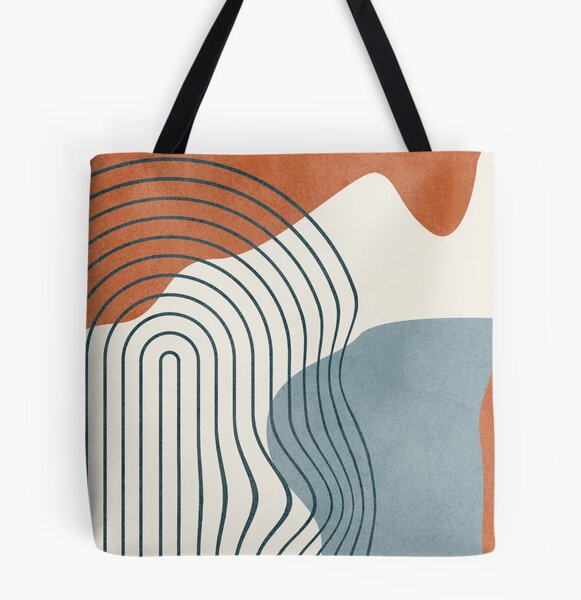 Geometrical,abstract,minimal,modern,pastel Tote Bag