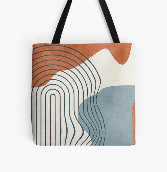 Geometrical,abstract,minimal,modern,pastel Tote Bag