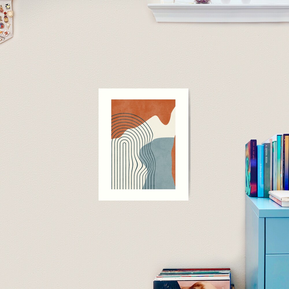Neutral Rainbow Art Print