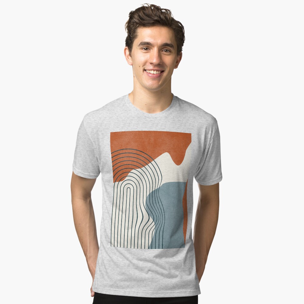 Vista previa del artículo con la obra «Camiseta de tejido mixto», diseñado y vendido por millamix.