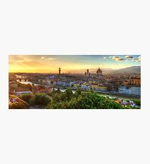 Florence Sunset Fotodruck