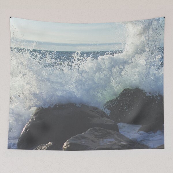 Item preview, Foamy white Ocean Waves - bestseller designed and sold by August-E.