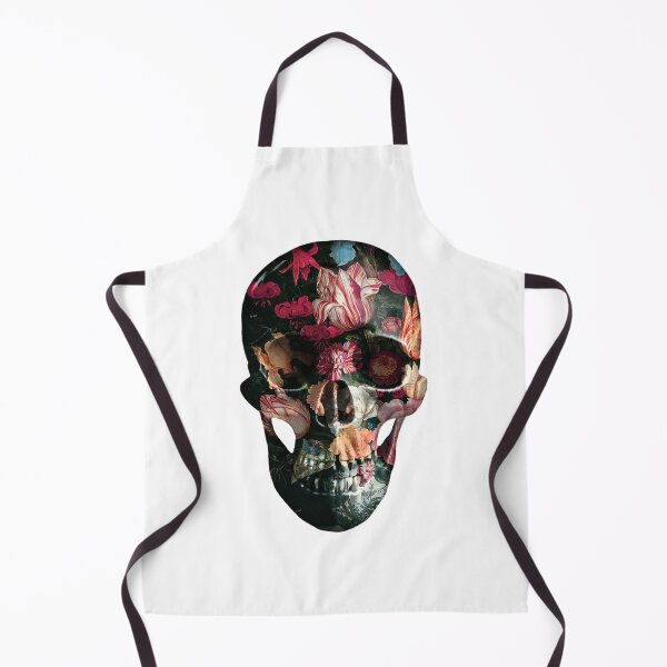 Item preview, Baroque Skull with flowers - Multi / Red designed and sold by EvilLeftHand.