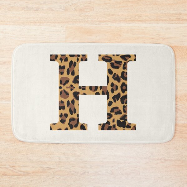 Item preview, Leopard Print Letter H designed and sold by MadeByMeera.
