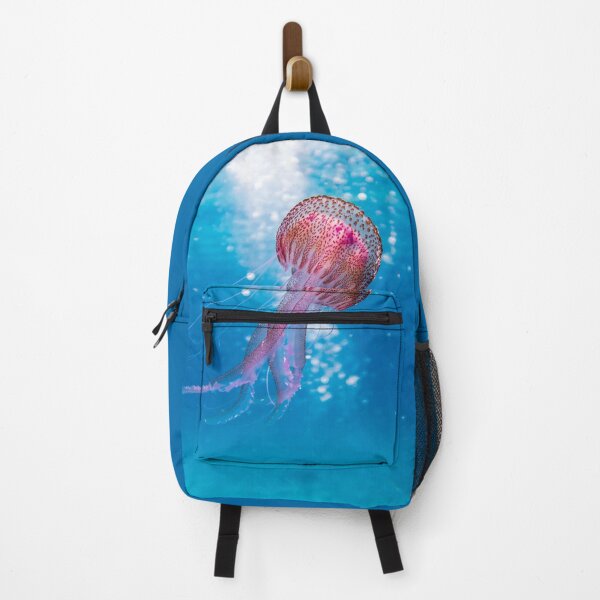 Item preview, Pink Jellyfish in Blue Ocean designed and sold by CrystalCrush.