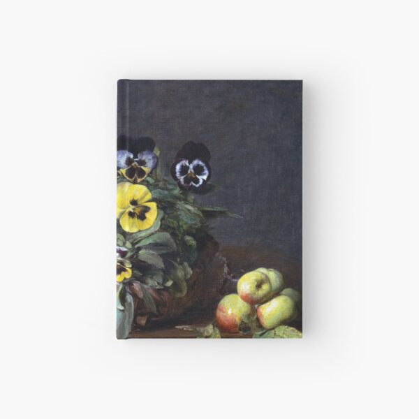 Henri Fantin-Latour Still Life with Pansies Hardcover Journal