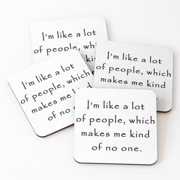 Item preview, No one Aster Flores Quote Black designed and sold by muchhappier.