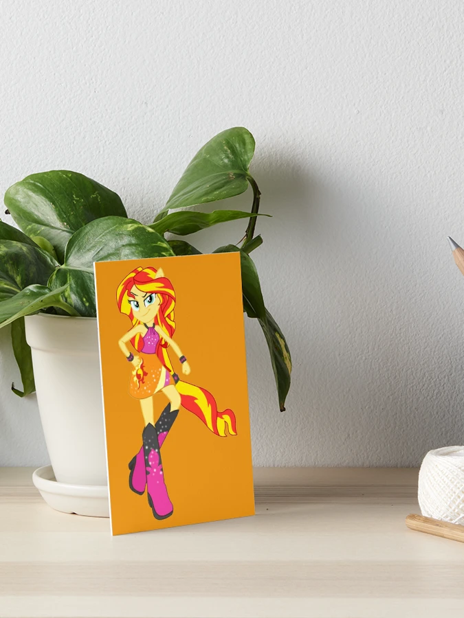 Rainbow Rocks Sunset Shimmer Sticker for Sale by hannahmander