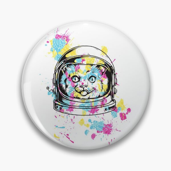 Item preview, Funny Astronaut Cat Deep In Space Cosmic designed and sold by Oblivyum.