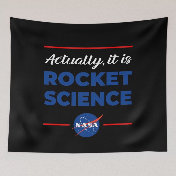 Item preview, Funny NASA Space Nerd - Actually it is Rocket Science Gift for Space Fans designed and sold by Sean Moon.