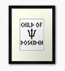 Lámina enmarcada Niño de Poseiden